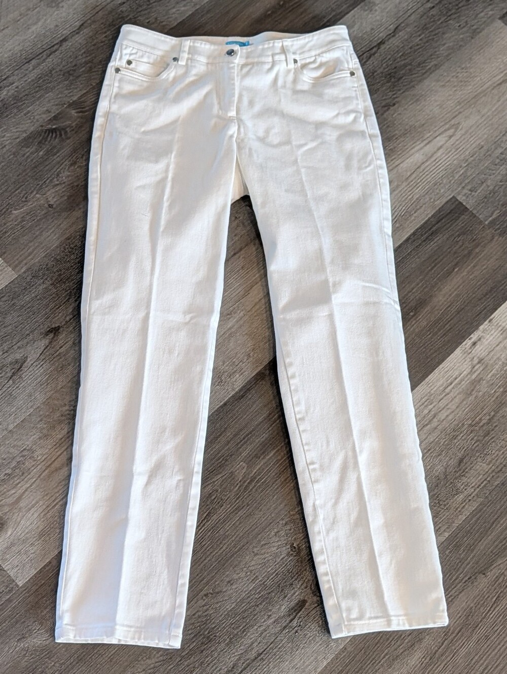 J. MCLAUGHLIN white stretch jeans 4